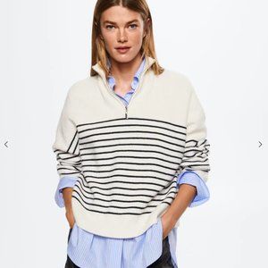 Mango Striped Sweater